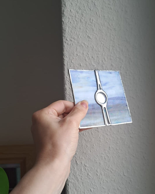 TV tower on a cloudy day | Stained Glass
