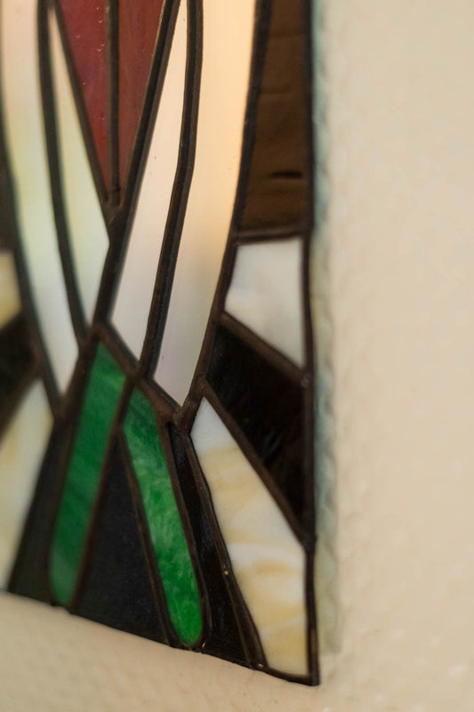 Knives Out | Stained Glass Panel for Chefs