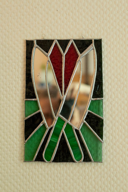 Knives Out | Stained Glass Panel for Chefs