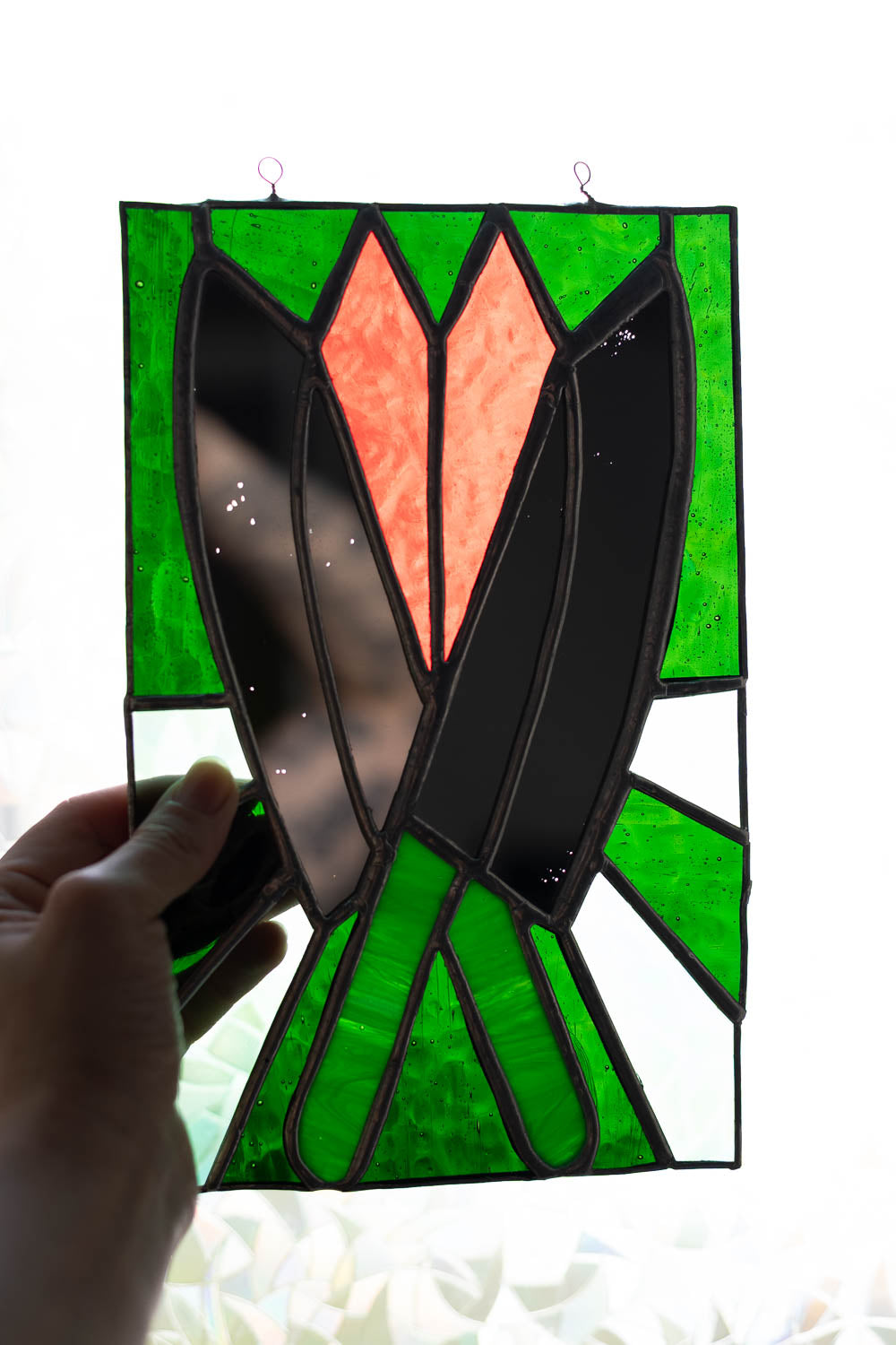 Knives Out | Stained Glass Panel for Chefs