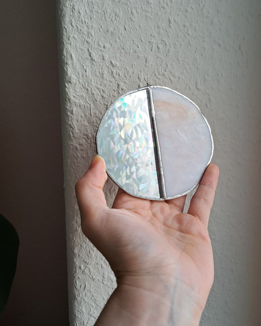Moon Mirror | White streaked