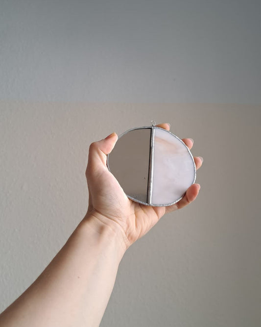 Moon Mirror | White streaked