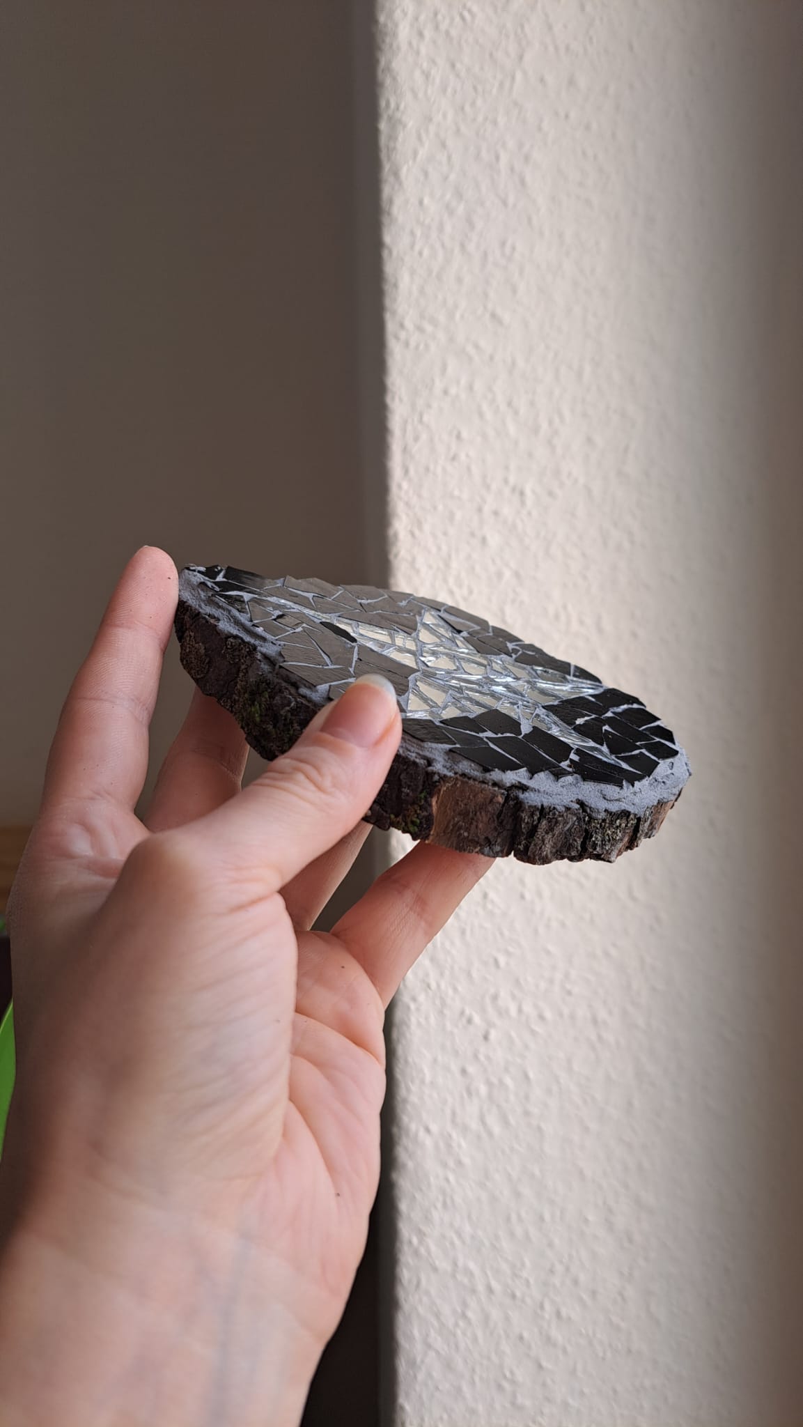 Star Coaster | Reclaimed Wood & Glass Mosaic
