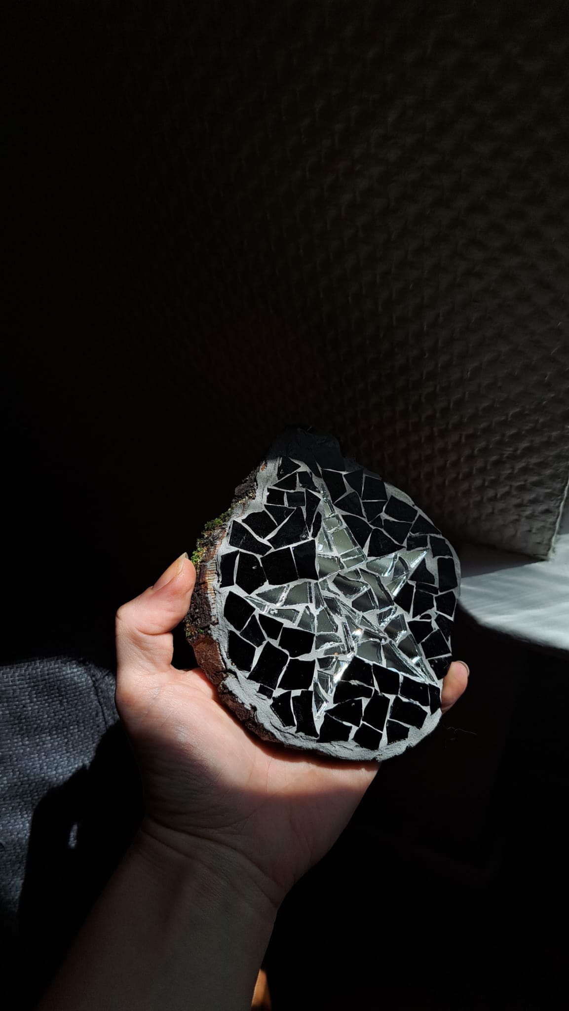 Star Coaster | Reclaimed Wood & Glass Mosaic
