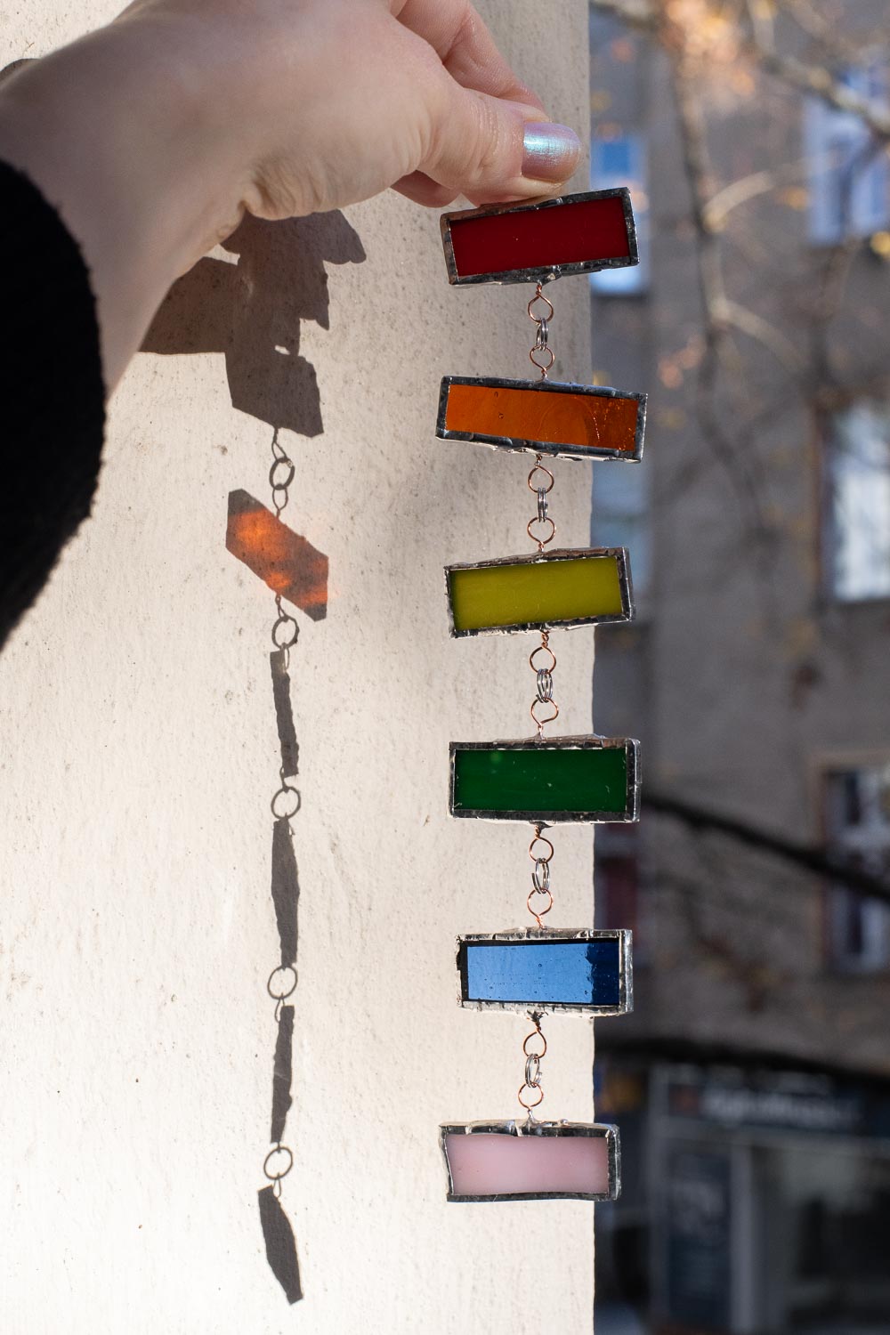 Reflecting Rainbow | Rainbow Stained Glass Suncatcher