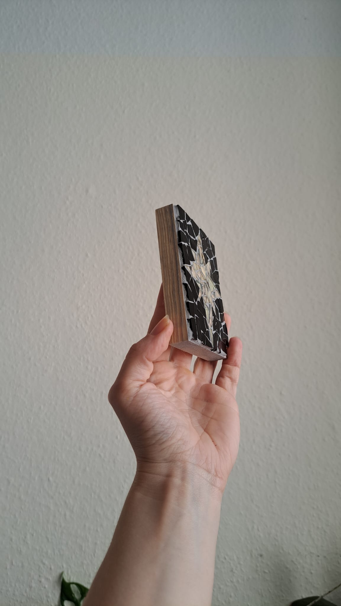 Star | Reclaimed Wood & Glass Mosaic